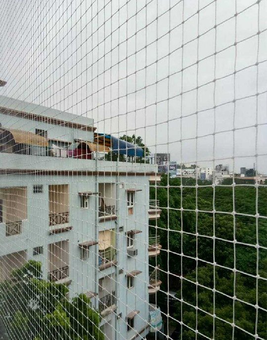 Balcony Safety Net Before After